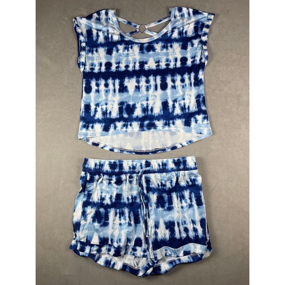 Tie-Dye Blue Women's Sleep Set